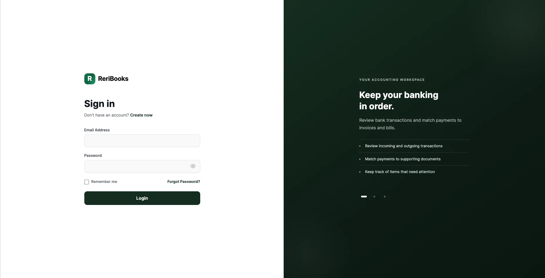 ReriBooks product screenshot